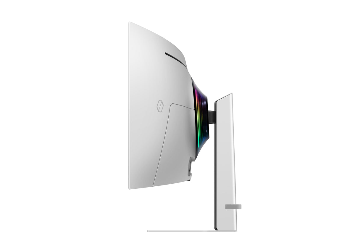 Samsung G93SD Computerbildschirm 124,5 cm (49") 5120 x 1440 Pixel Dual QHD OLED Silber