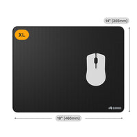 Glorious Gaming GLO-MP2-CLTH-STC-XL-BLK Mauspad Gaming-Mauspad Schwarz