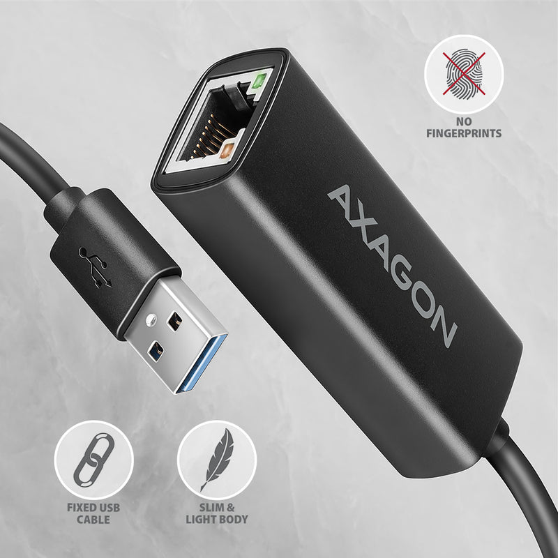 Axagon ADE-AR USB-A 3.2 Gen 1 – Gigabit‑Ethernet‑Adapter, Realtek 8153