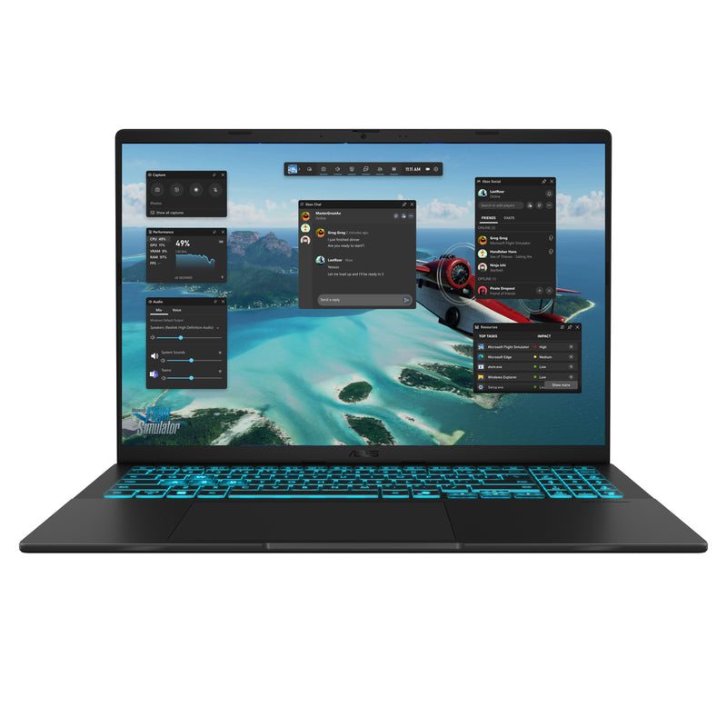 ASUS V16 V3607VM-RP052W Intel Core 5 210H Laptop 40,6 cm (16") WUXGA 16 GB DDR5-SDRAM 512 GB SSD NVIDIA GeForce RTX 5060 Wi-Fi 6 (802.11ax) Windows 11 Home Schwarz