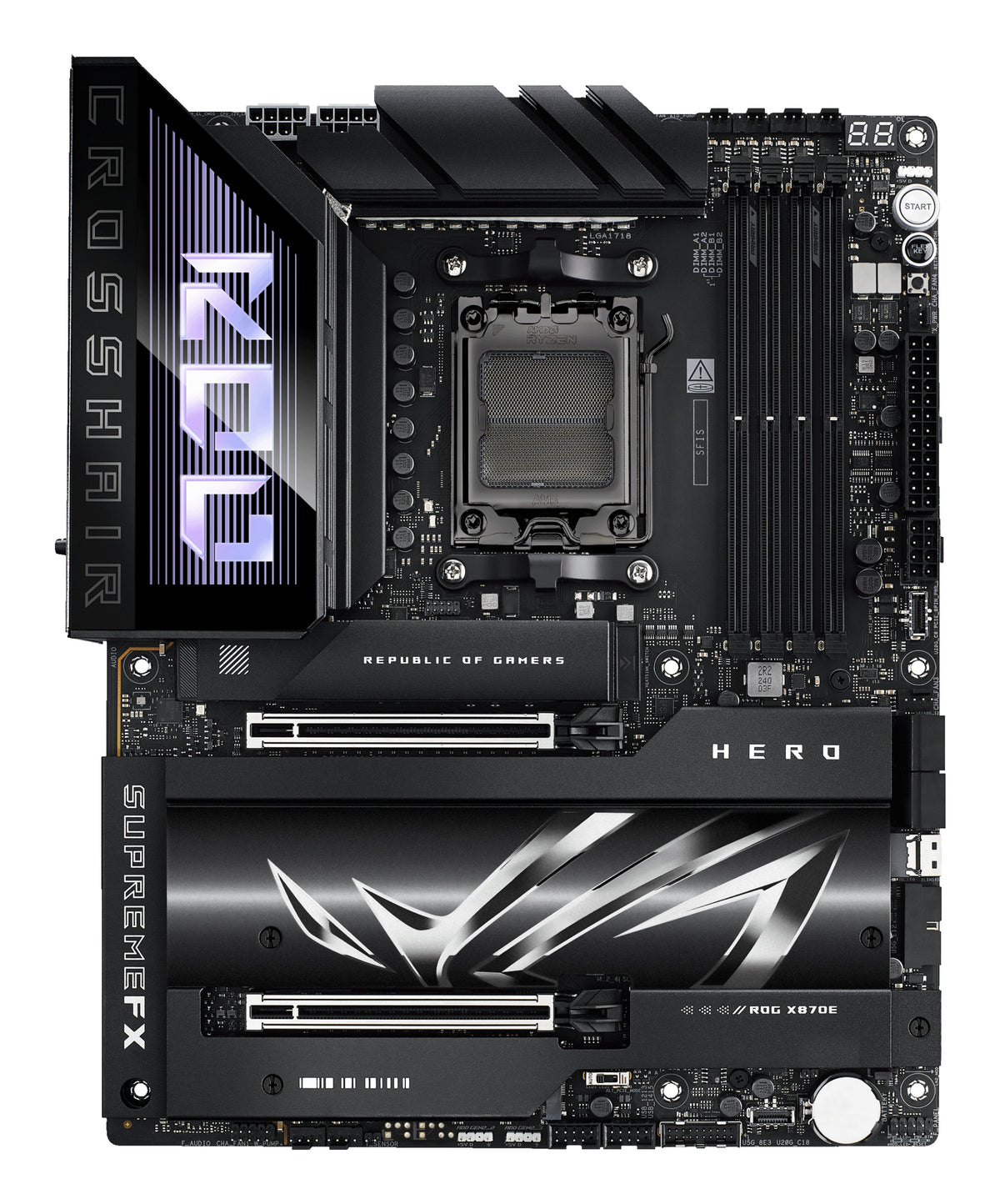 ASUS ROG CROSSHAIR X870E HERO AMD X870E Sockel AM5 ATX