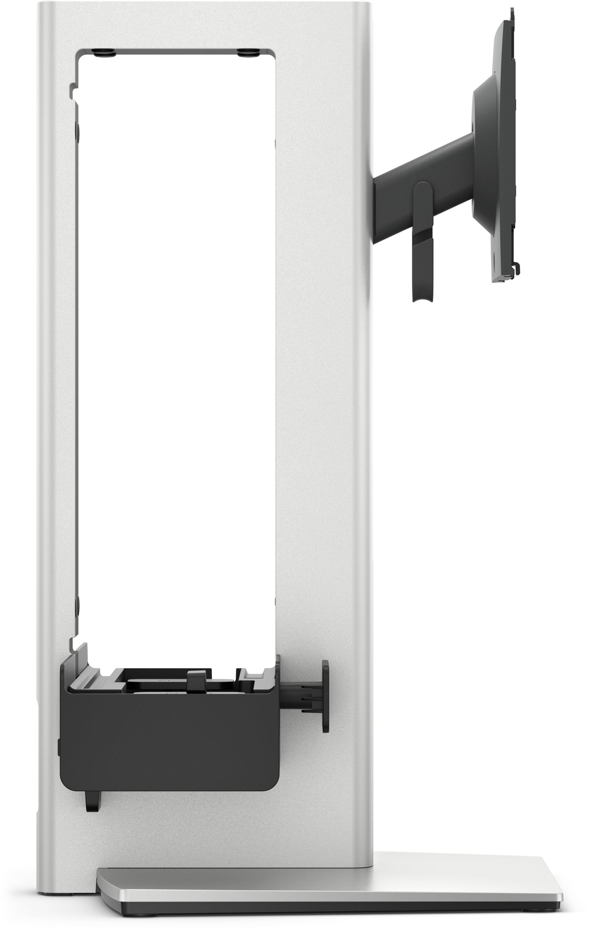DELL Pro Slim OSS25 68,6 cm (27") Tisch/Bank Schwarz, Silber