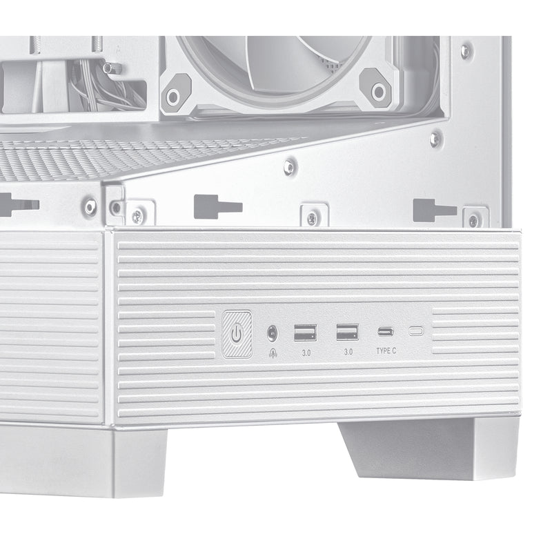 ASUS A31 Plus TG ARGB WHITE Midi Tower Weiß