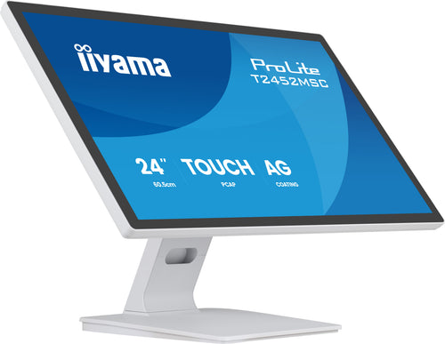 iiyama ProLite T2452MSC-W1AG Computerbildschirm 60,5 cm (23.8") 1920 x 1080 Pixel Full HD LED Touchscreen Weiß
