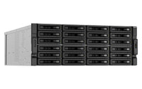QNAP TS-H3087XU-RP NAS Rack (4U) Intel Xeon E E-2378 64 GB DDR4 0 TB QuTS hero Schwarz, Weiß