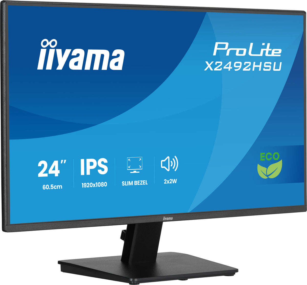 iiyama ProLite X2492HSU-B1 Computerbildschirm 60,5 cm (23.8") 1920 x 1080 Pixel Full HD LED Schwarz