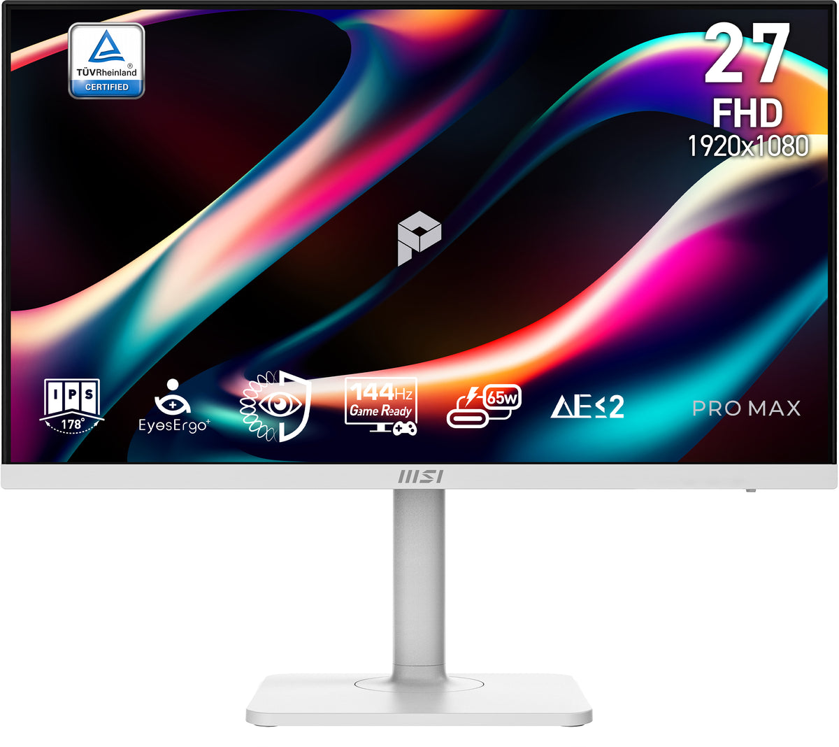 MSI Pro MAX 271PHW E14 Computerbildschirm 68,6 cm (27") 1920 x 1080 Pixel Full HD Weiß
