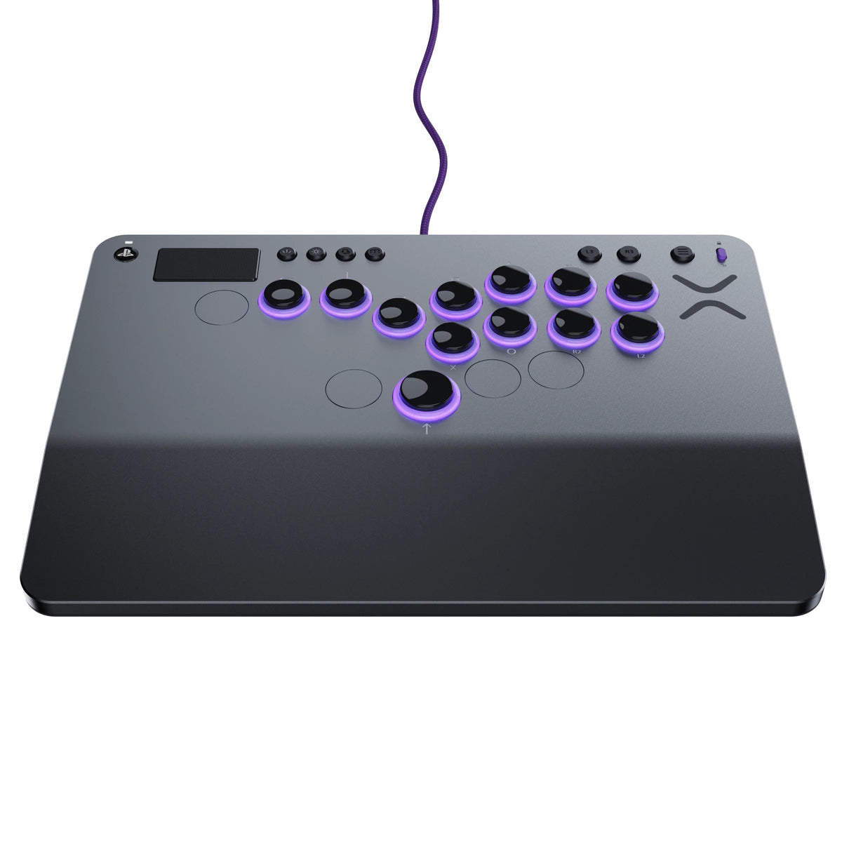 Turtle Beach Victrix Pro KO Leverless Fight Stick Grau USB Kampfstab Digital PC, PlayStation 4, PlayStation 5