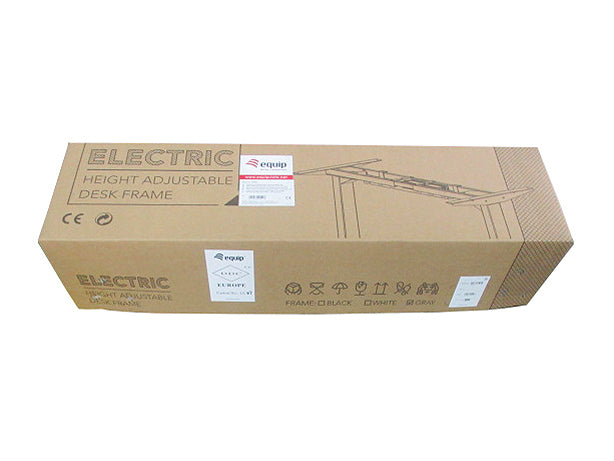 Equip ERGO Elektrisches-Sitz-Steh-Tischgestell, Doppelmotor, Weiß