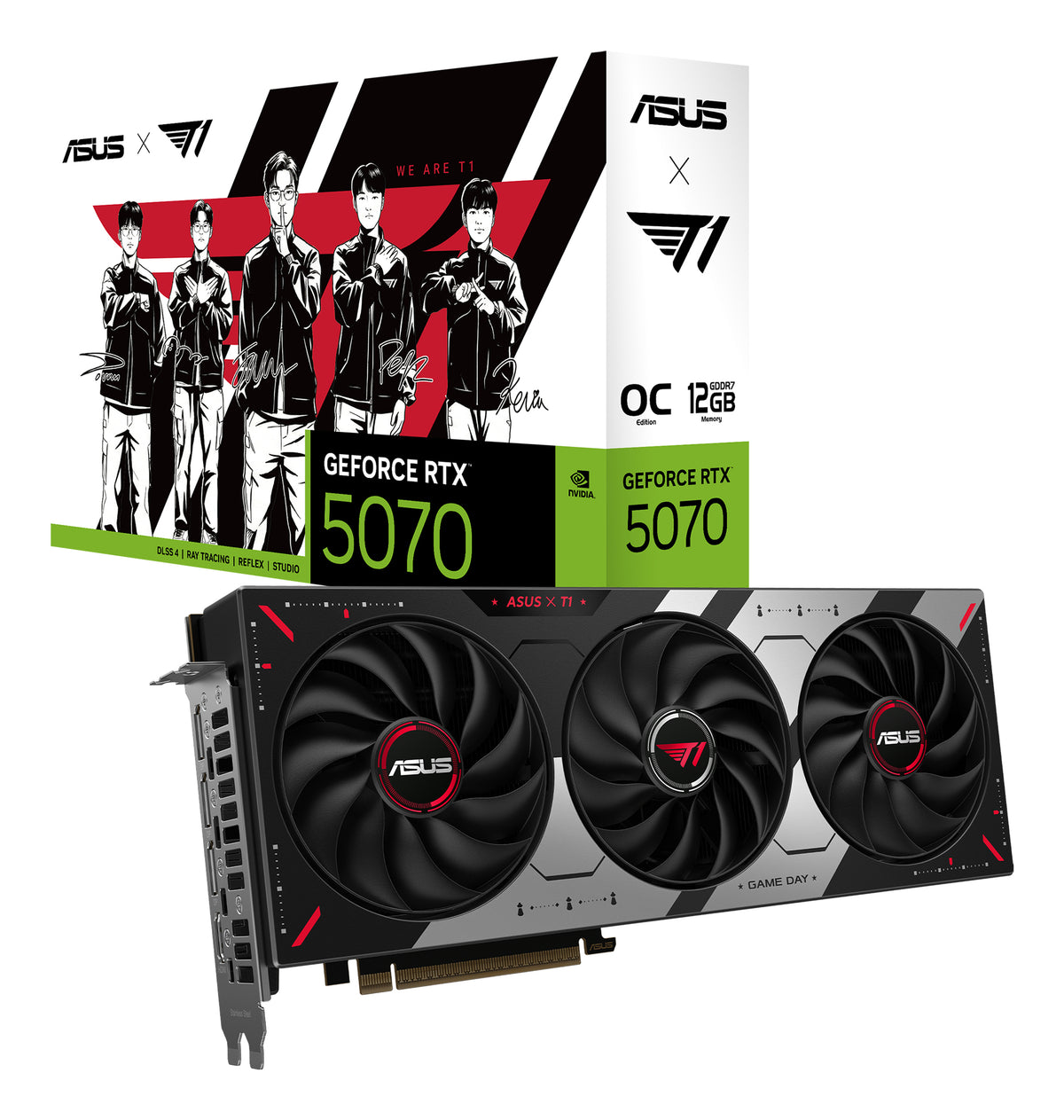 ASUS T1-RTX5070-O12G-GAMING NVIDIA GeForce RTX 5070 12 GB GDDR7