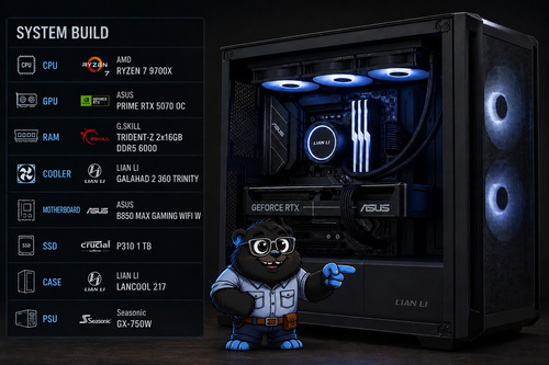 Black YETI - LianLi High-End-Gaming-System