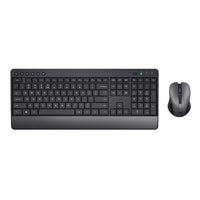 Trust Trezo Tastatur Maus enthalten Büro RF Wireless QWERTZ Schweiz Schwarz
