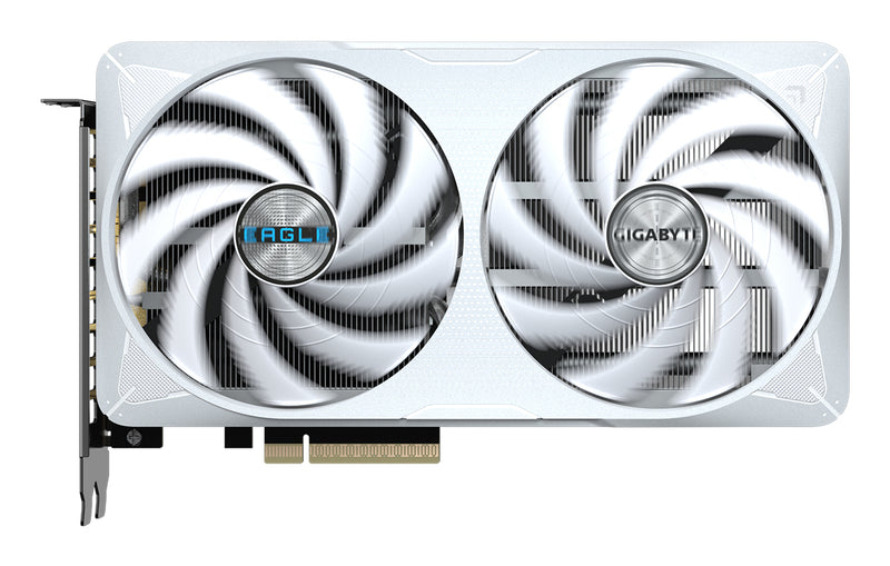 GIGABYTE GeForce RTX 5060 Ti EAGLE OC ICE 16G Grafikkarte – 16 GB GDDR7, 128 Bit, PCI-E 5.0, 2617 MHz Kernfrequenz, 3 x DisplayPort, 1 x HDMI, GV-N506TEAGLEOC ICE-16GD