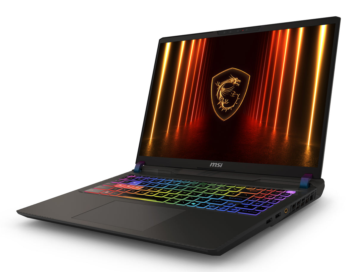 MSI Vector 18 HX AI A2XWJG-657 Intel Core Ultra 9 275HX Laptop 45,7 cm (18") Quad HD+ 32 GB DDR5-SDRAM 2 TB SSD NVIDIA GeForce RTX 5090 Wi-Fi 7 (802.11be) Windows 11 Home Grau