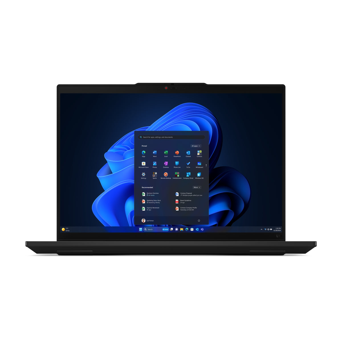 Lenovo ThinkPad L14 Gen 5 (Intel) Intel Core Ultra 5 125U Laptop 35,6 cm (14") WUXGA 16 GB DDR5-SDRAM 256 GB SSD Wi-Fi 6E (802.11ax) Windows 11 Pro Deutsch Schwarz