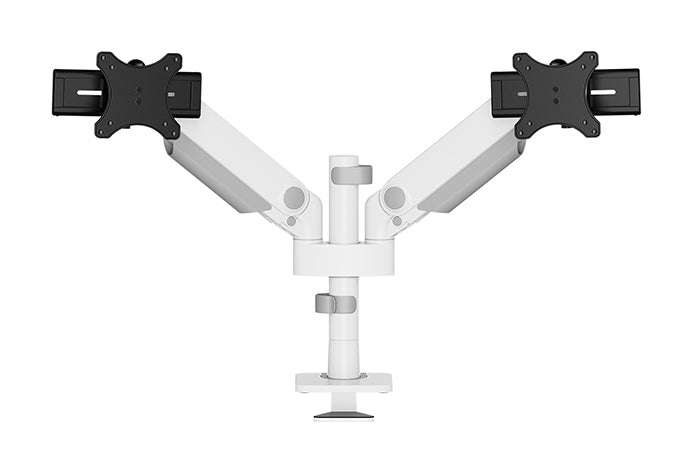 Neomounts DS65S-950WH2 Monitorarm 24-34" - Gasfeder - Topfix - mehrfach verstellbar - 180°-Stopp