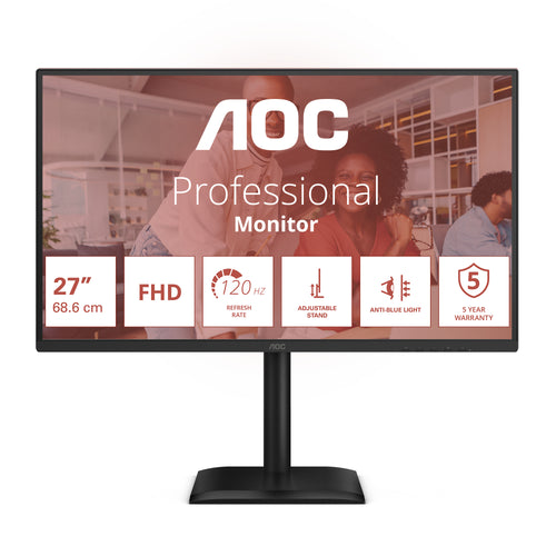AOC 27E4U Computerbildschirm 68,6 cm (27") 1920 x 1080 Pixel Full HD LED Schwarz