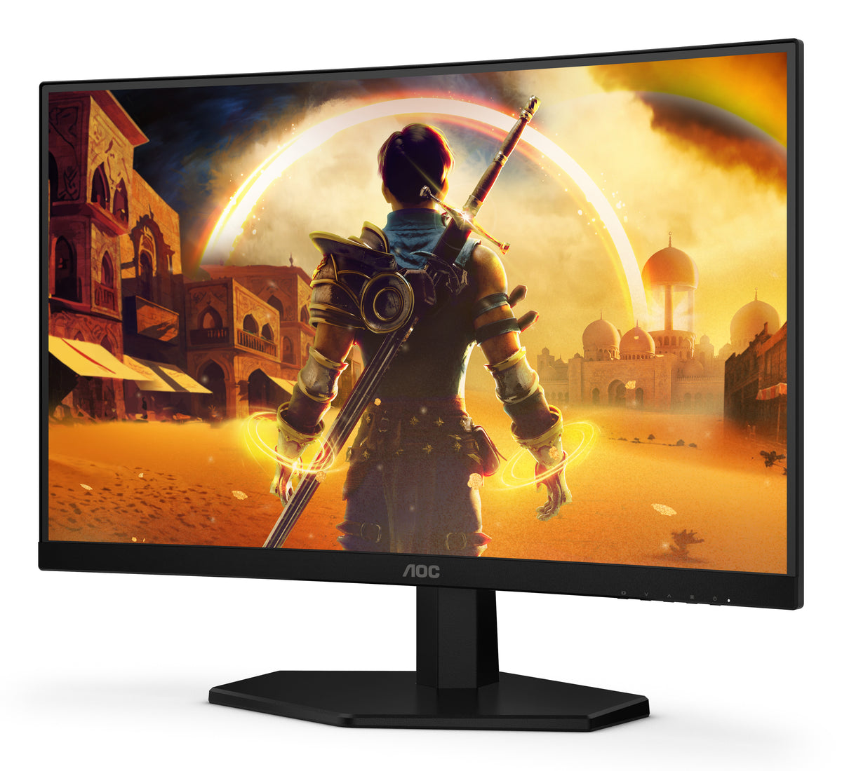 AOC G4 23.6" VA FHD 180Hz Computerbildschirm 59,9 cm (23.6") 1920 x 1080 Pixel Full HD LCD Schwarz, Rot