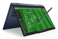Lenovo IdeaPad 5 2-in-1 15AGP11 Copilot+ PC AMD Ryzen AI 5 430 Hybrid (2-in-1) 38,9 cm (15.3") Touchscreen WUXGA 16 GB DDR5-SDRAM 512 GB SSD Wi-Fi 7 (802.11be) Windows 11 Home Blau Deutsch