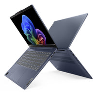 Lenovo IdeaPad Slim 5 14Q8X9 Copilot+ PC Snapdragon X1-26-100 Laptop 35,6 cm (14") WUXGA 16 GB LPDDR5x-SDRAM 512 GB SSD Wi-Fi 7 (802.11be) Windows 11 Home Deutsch Blau