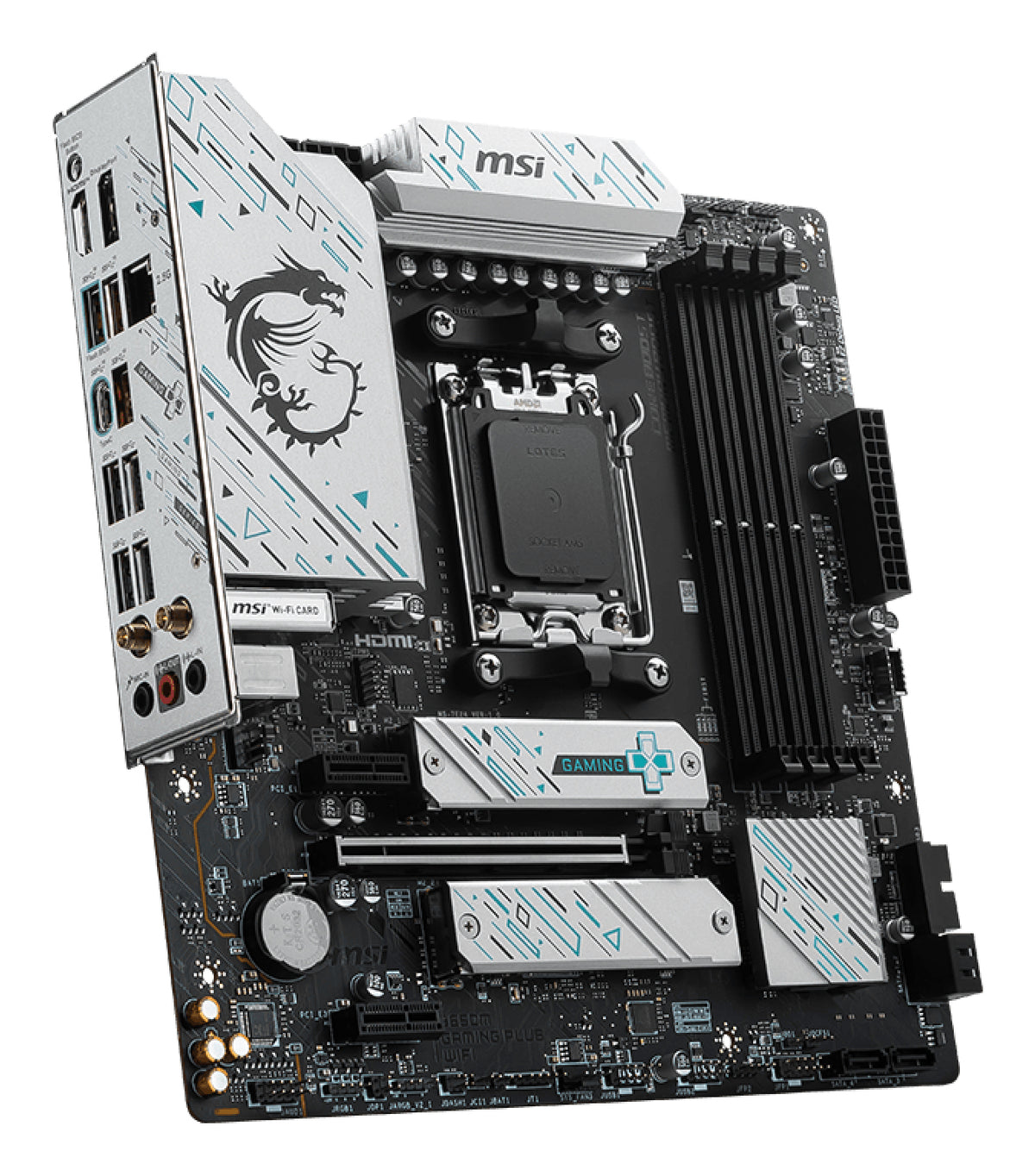 MSI B650M GAMING PLUS WIFI Carte mère AMD B650 Socket AM5 micro ATX