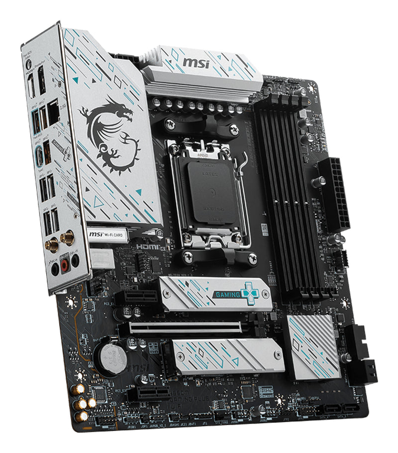 MSI B650M GAMING PLUS WIFI Motherboard AMD B650 Sockel AM5 micro ATX