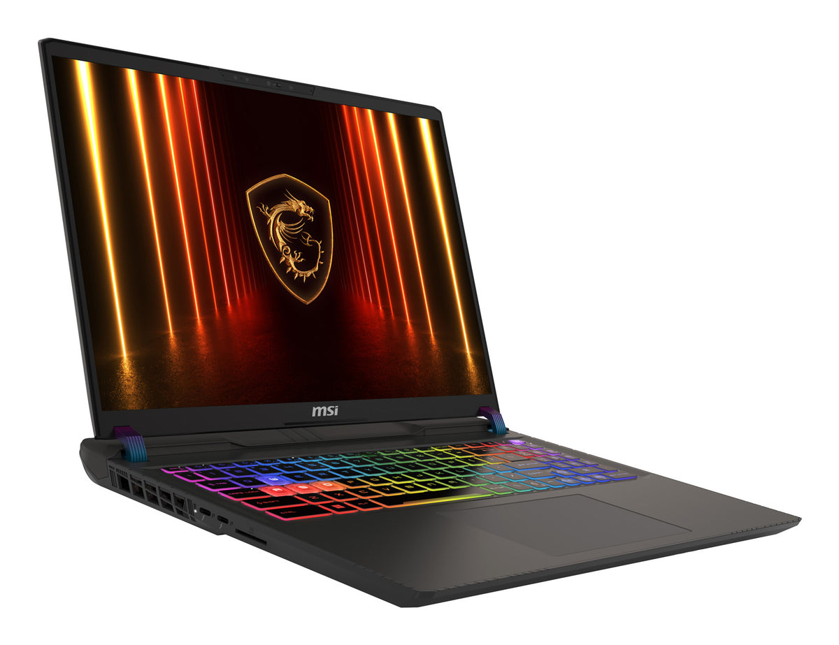 MSI Vector 16 HX AI A2XWJG-468FR Intel Core Ultra 9 275HX Laptop 40,6 cm (16") Quad HD+ 32 GB DDR5-SDRAM 1 TB SSD NVIDIA GeForce RTX 5090 Wi-Fi 7 (802.11be) Windows 11 Home Grau Französisch