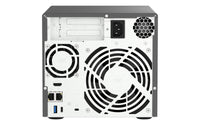 QNAP TVS-H474 NAS Tower Intel® Core™ i3 i3-12100 8 GB DDR4 0 TB QuTS hero Schwarz