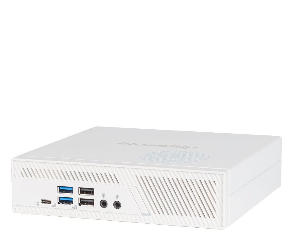 bluechip BUSINESSline S3159 *white* Intel® Core™ i5 Prozessor 14400 / bis zu 4.70 GHz, Windows 11 Pro, Intel® B760, 8 GB DDR5, 500 GB NVMe SSD, Intel® Wi-Fi 6E AX211, Bluetooth 5.3, Gigabit Ethernet, Intel® UHD Grafik