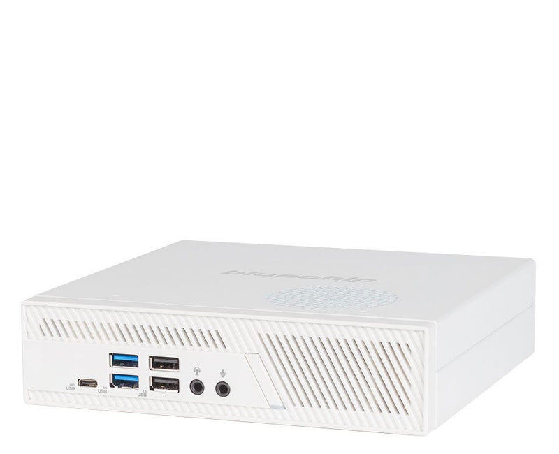 bluechip BUSINESSline S3137 *white* Intel® Core™ i3 Prozessor 14100 / bis zu 4.70 GHz, Windows 11 Pro, Intel® B760, 8 GB DDR5, 500 GB NVMe SSD, Intel® Wi-Fi 6E AX211, Bluetooth 5.3, Gigabit Ethernet, Intel® UHD Grafik