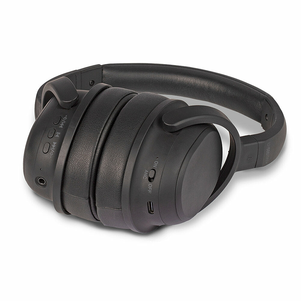 Lindy LH500XW+ Kopfhörer Verkabelt & Kabellos Kopfband Musik USB Typ-C Bluetooth Schwarz