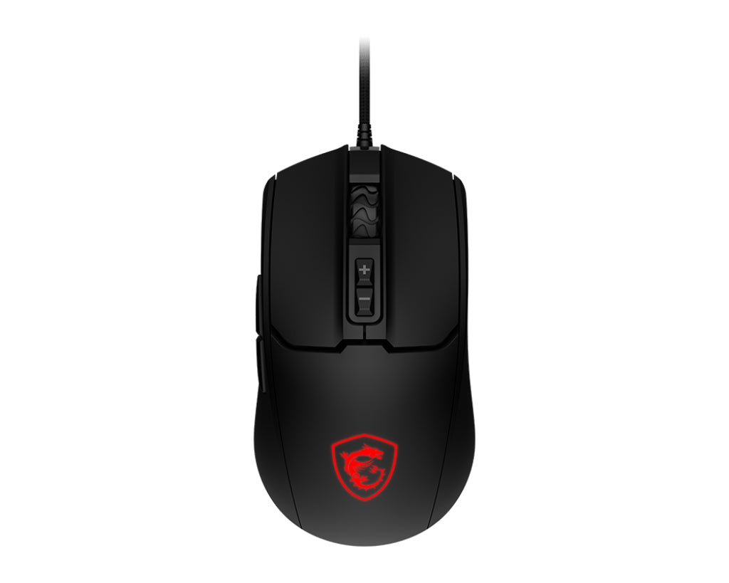 MSI FORGE GM100 Maus Gaming Beidhändig USB Typ-A Optisch 6400 DPI