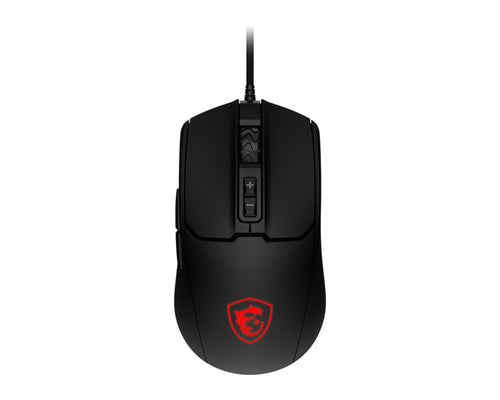 MSI FORGE GM100 Maus Gaming Beidhändig USB Typ-A Optisch 6400 DPI