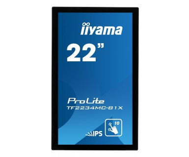 iiyama TF2234MC-B1X Computerbildschirm 54,6 cm (21.5") 1920 x 1080 Pixel Full HD LED Touchscreen Multi-Nutzer Schwarz
