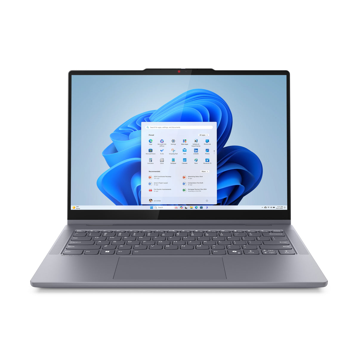 Lenovo IdeaPad 5 2-in-1 14IAL10 Intel Core Ultra 5 225H Hybrid (2-in-1) 35,6 cm (14") Touchscreen WUXGA 16 GB LPDDR5x-SDRAM 512 GB SSD Wi-Fi 7 (802.11be) Windows 11 Home Deutsch Grau