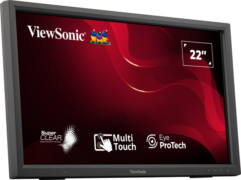 Viewsonic TD2223-2 Computerbildschirm 55,9 cm (22") 1920 x 1080 Pixel Full HD LCD Touchscreen Schwarz