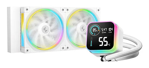 DeepCool LQ240 White Processor Liquid Cooling 12 cm White 1 pc(s)