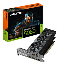 GIGABYTE GeForce RTX 5060 OC Low Profile 8G Grafikkarte - 8GB GDDR7, 128bit, PCI-E 5.0, 2512 MHz Kerntakt, 3 x DisplayPort, 1 x HDMI, GV-N5060OC-8GL