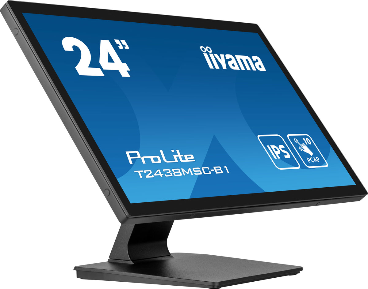 iiyama ProLite T2438MSC-B1 Computerbildschirm 60,5 cm (23.8") 1920 x 1080 Pixel Full HD LED Touchscreen Schwarz