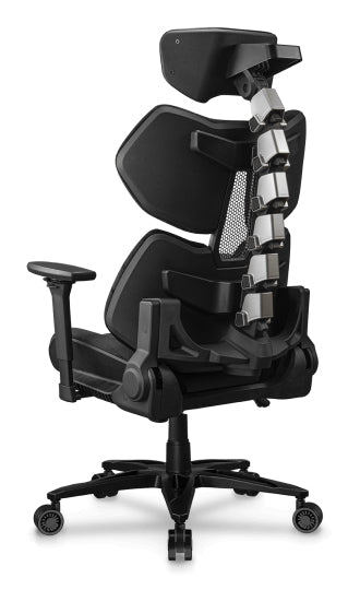 COUGAR Terminator Elite PC-Gamingstuhl Gepolsterter Sitz Schwarz, Silber