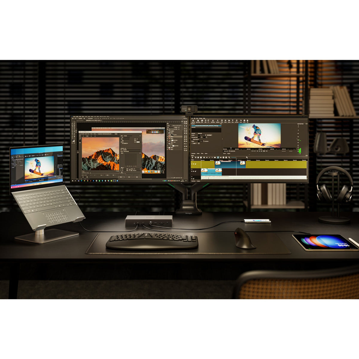Kensington SD5000T5 EQ Thunderbolt 5 Triple 4K Dockingstation mit 140 W PD - Windows/macOS