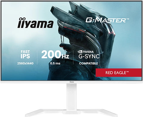 iiyama G-MASTER GB2771QSU-W1 Computerbildschirm 68,6 cm (27") 2560 x 1440 Pixel Wide Quad HD Weiß