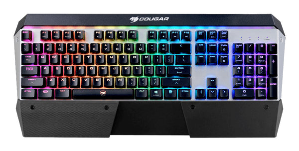 COUGAR Gaming Tastatur Attack X3 RGB, Mechanisch, Cherry MX Braun