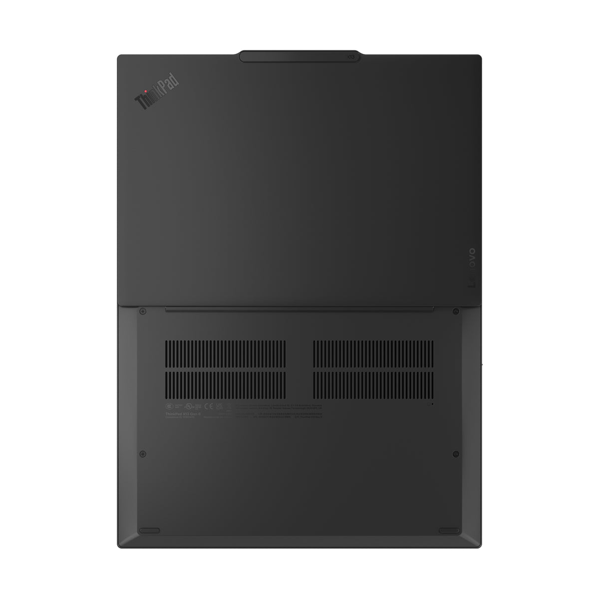 Lenovo ThinkPad X13 Gen 6 (Intel) Intel Core Ultra 7 255U Laptop 33,8 cm (13.3") WUXGA 32 GB LPDDR5x-SDRAM 1 TB SSD Wi-Fi 7 (802.11be) Windows 11 Pro Deutsch Schwarz