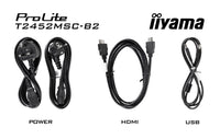iiyama ProLite T2452MSC-B2 Computerbildschirm 61 cm (24") 1920 x 1080 Pixel Full HD Touchscreen