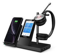 Yealink WH66 Dual UC Kopfhörer Kabellos Kopfband Büro/Callcenter USB Typ-A Bluetooth Ladestation Schwarz