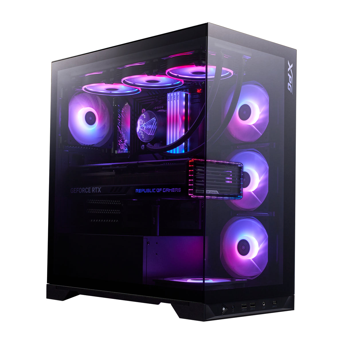 XPG INVADER X BTF MID-TOWER-GEHÄUSE Schwarz