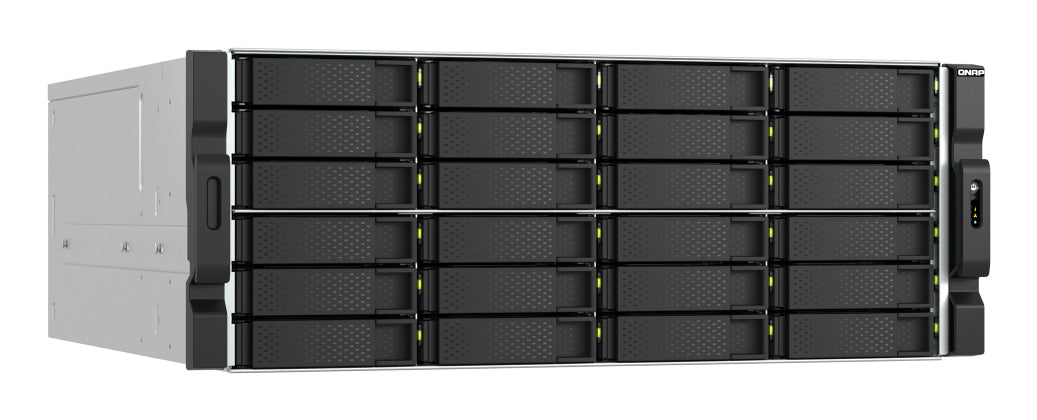 QNAP TS-h2477AXU-RP Speicherserver Rack (4U) AMD Ryzen™ 7 7745 32 GB DDR5 0 TB QNAP QTS Schwarz, Grau