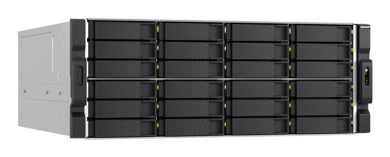QNAP TS-h2477AXU-RP Speicherserver Rack (4U) AMD Ryzen™ 7 7745 32 GB DDR5 0 TB QNAP QTS Schwarz, Grau