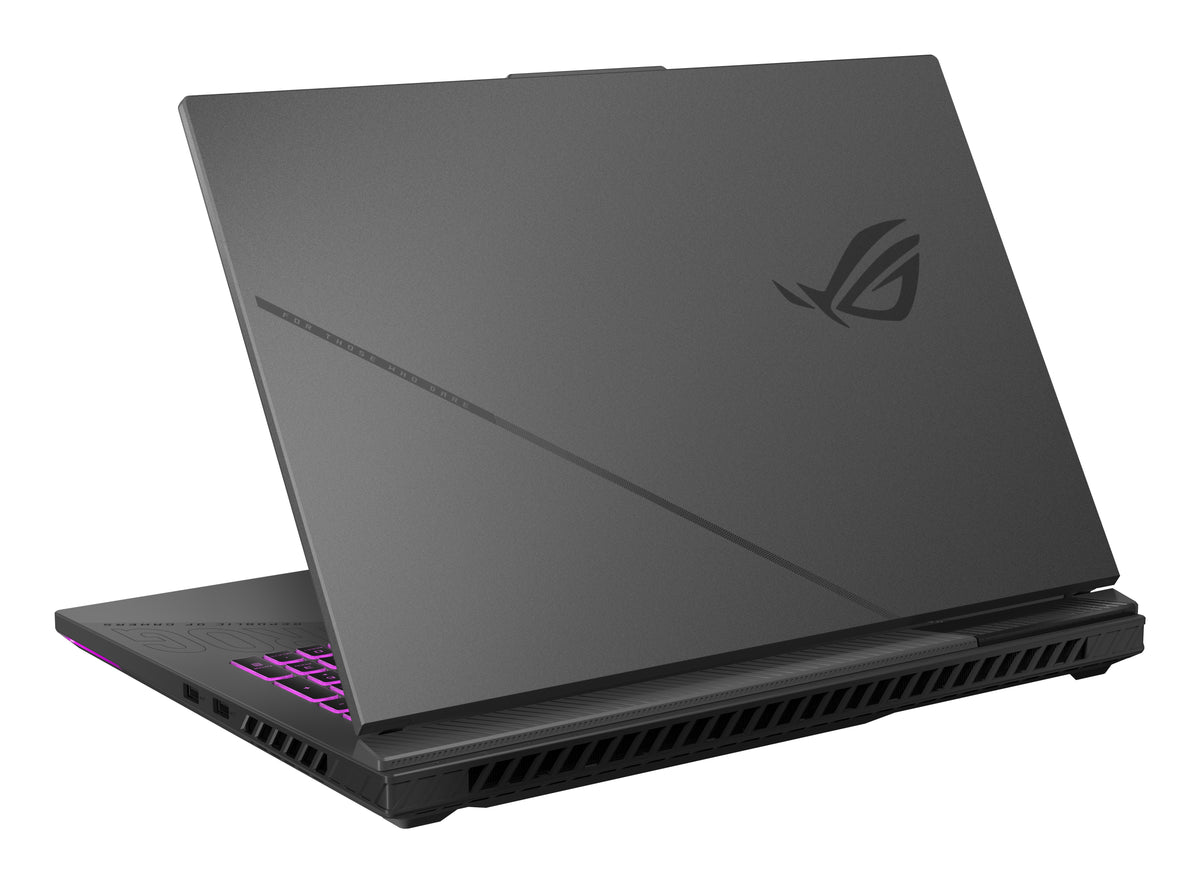 ASUS ROG Strix G18 G814PP-S8014W AMD Ryzen™ 9 8940HX Laptop 45,7 cm (18") WUXGA 32 GB DDR5-SDRAM 1 TB SSD NVIDIA GeForce RTX 5070 Wi-Fi 6E (802.11ax) Windows 11 Home Schwarz, Grau
